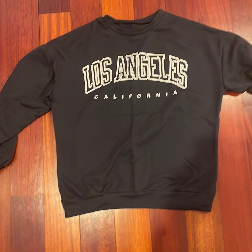 Black long sleeve LA shirt